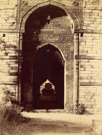 Tomb in Kootub by Charles Moravia